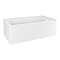 Kingston Brass 60" Acrylic Rectangular 2-Wall Corner Alcove Tub, Right Hand Drain, Glossy White VTAP6032R21TS - alternate 1