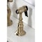 Kingston Brass Bridge Kitchen Faucet with Brass Sprayer, Antique Brass KS7753AXBS - alternate 5