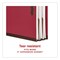 Pendaflex Pressboard Top Tab Folders, 2/5-Cut Tab, Exp 2.5", 2 Dividers, 6 Fasteners, Legal, Bright Red, 10PK 29082P - alternate 3
