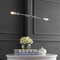Jonathan Y Turing 30.5" Adjustable Metal LED Linear Pendant, Chrome JYL7457A - alternate 8