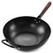 Spice By Tia Mowry 12in Carbon Steel Wok with Wooden Handle in Black 81294.01 - alternate 5