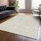 Homeroots 3' X 5' Beige And Ivory Geometric Washable Indoor Outdoor Area Rug 600720 - alternate 6