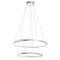 Afx Oberon 32in. Double LED Pendant - 80W - Satin Nickel OBRP2432LAJUDSN - alternate 3