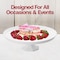 Smarty Had A Party 11.6" White Medium Round Plastic Cake Stands (12 Cake Stands), 12PK CS115W-CASE - alternate 9