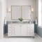 James Martin Vanities Chicago 60 in. Double Vanity, Glossy White, w/ 3 CM Eternal Jasmine Pearl Silestone Top 503-V60D-GW-3EJP - alternate 5