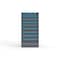 Strong Hold 10 drawer cabinet - (2x 2ft, 3x 4ft, 4x 5ft, 1x 8ft) - Blue accents - E-Lock w/ Tracking S3060-PPTAS-1002FS - alternate 1