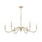 Z-Lite Toussant Modern Gold 6 Light Chandelier 6103-45MGLD - alternate 5