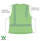 Ergodyne Hi-Vis Vest, L, 28 3/10 " L, Orange 22414 - alternate 9