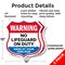 Signmission Warning No Lifeguard On Duty, 12 inch X 12 inch, Plastic Sign, 2PK SHI-P-2PACK-12-479 - alternate 3