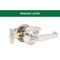 Global Door Controls GLC Series Light-Duty Commercial/Residential Cylindrical Lever, Grade 3 Passage in Brushed Chrome GLC-5110L-626 - alternate 1