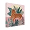 Trademark Fine Art Outdoor Canvas Art - Janelle Penner 'Big Cat Beauty III Pink' Wall Art for Patios, or Gardens WAP32224-OC1414WR - alternate 1