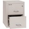 Fireking 2 Drawer, 1 Hr Fire & impact rated, 25" depth Legal Platinum 2-2125-CPL - alternate 2