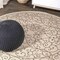 Jonathan Y Charleston Vintage Filigree Textured Weave Beige/Brown 4 ft Round Indoor/Outdoor Area Rug SMB106A-4R - alternate 1