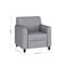 Flash Furniture Living Room Set, 29" x 32-1/4" to 32-1/2", Upholstery Color: Gray BT-827-SET-GY-GG - alternate 5