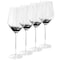 Sur La Table Cambron 4 Piece 24oz Handmade Red Wine Glass Set in Smoke Black 750122377M - alternate 1