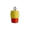 Ericson Watertight Locking Plug, L5-30P, 30 A, 125V AC, Single Phase, 2 Pole, Screw Terminals, Yellow 2510-PW6P-AM - alternate 1