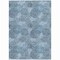 Homeroots 9' X 12' Denim Blue Navy Blue And Ivory Polka Dot Washable Indoor Outdoor Area Rug 614663 - alternate 6