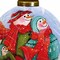 Homeroots Snowman Family Bless Our Family Wordings Hand Painted Mouth Blown Glass Ornament 477557 - alternate 5