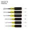 Klein Tools Nut Driver Set, Color Code, HvyDuty, 6piece 65456 - alternate 5
