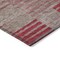 Homeroots 3' X 5' Burgundy Pink And Blush Striped Washable Indoor Outdoor Area Rug 613163 - alternate 8