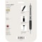 Uni-Ball Signo 207 Gel Pen, Retractable, Medium 0.7 mm, Black Ink, Clear/Black Barrel, PK8 1756584 - alternate 5