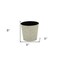 Homeroots 9in Gray Recycled Plastic Indoor Outdoor Round Pot Planter 488199 - alternate 2