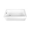 Kingston Brass 66-Inch Acrylic Rectangular 3-Wall Alcove Tub Combo with Waste and Overflow Drain, Left Hand Drain CVTAP663222L3 - alternate 1