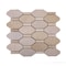 Apollo Tile Beige 11x12 Crema Marfil Marble Polished, Etched Floor and Wall Mosaic Tile 4.66 sqft/case, 5PK APLBL8802CMA - alternate 1