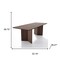 Homeroots 79" Brown Solid Wood Double Pedestal Base Dining Table 712193 - alternate 3