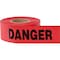 Ironwear 3in x 1000' Danger Barricade Tape, 1.5 Mil Thick, Red 1103-02 - alternate 3
