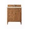 James Martin Vanities Brittany 30" Single Vanity, Saddle Brown, w/ 3 CM Tajnar Eclos Top 650-V30-SBR-3TJR - alternate 1