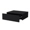 Homeroots 5" Black Wood One Drawer Floating Nightstand 546185 - alternate 6