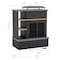 Sunjoy 42 in Steel Wood Burning Fireplace with Chimney, Log Holders, Poker and Cover A304006000 - alternate 7