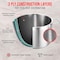 Bakken-Swiss 2QT Stockpot, Brushed Stainless Steel, Heavy Duty, Induction-Ready, Lid and Riveted Handles BAKSTQ2 - alternate 5