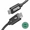 Plugable Technologies PLUGABLE THUNDERBOLT 4 CABLE WITH 240W CHARGING, THUNDERBOLT CERTIFIED, 3.3 FEET TBT4-240W-1M - alternate 1