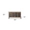 Homeroots 63in Brown and Black Solid Wood 16 Drawer Sideboard 380207 - alternate 2