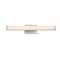 Westinghouse Dermot 1-Light 15W LED Indoor Wall Fixture, Color Temp Selection, Brushed Nickel, Frosted Acrylic 6134900 - alternate 1