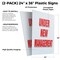 Signmission Under New Management, Plastic Signs Only 24 Inch x 36 Inch, Corrugated Plastic, 2PK CSB-2436-2PACK-Under New Management - alternate 2