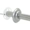 Zenith Zenna Home Straight 41'' To 72'' Adjustable Fixed Shower Rod in Chrome 648SS - alternate 3