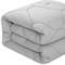 Homeroots Gray King Polyester 180 Thread Count Washable Down Comforter Set 528982 - alternate 5