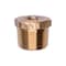 Auveco Brass Threaded Reducing Bushing 1/2in Exterior Threads 1/8in Interior Threads, 5PK 302 - alternate 1