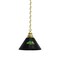 Holland Bar Stool Co North Dakota State Pendant Light, Black Shades, Brass Fixture BL1BRNDakSt-B - alternate 1