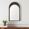 Homeroots 48" Brown Solid Wood Arch Accent Mirror 607301 - alternate 1