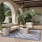 Homeroots 9' X 12' Denim Blue Indoor Outdoor Area Rug 522146 - alternate 5