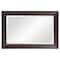 Homeroots 33" Bronze Wood Accent Mirror 383729 - alternate 6