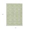 Homeroots 10' X 14' Artichoke Green And Ivory Geometric Washable Indoor Outdoor Area Rug 594826 - alternate 3