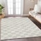Homeroots 5' X 8' Ivory And Gray Polka Dot Washable Indoor Outdoor Area Rug 595236 - alternate 6