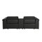 Homeroots 86in Black Italian Leather Power Reclining Loveseat With Storage 720526 - alternate 5