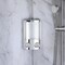 Homeroots Silver Heavy Duty Plastic Two Chamber Wall Mount Soap Dispenser 571500 - alternate 1