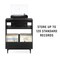 Crosley Liam 2-Piece Record Player Stand And Vinyl Storage Set KF13123BK - alternate 4